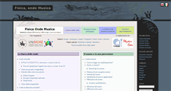 Desktop Screenshot of fisicaondemusica.unimore.it