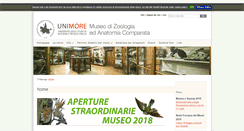 Desktop Screenshot of museozoologia.unimore.it