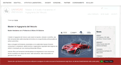 Desktop Screenshot of masterveicolo.unimore.it