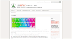 Desktop Screenshot of clavier.unimore.it