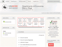Tablet Screenshot of dolly.economia.unimore.it