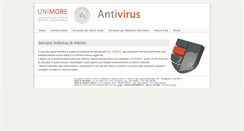 Desktop Screenshot of antivirus.unimore.it