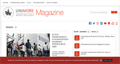 Desktop Screenshot of magazine.unimore.it
