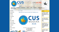 Desktop Screenshot of cus.unimore.it