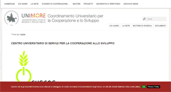 Desktop Screenshot of cuscos.unimore.it