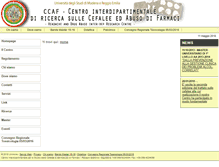 Tablet Screenshot of ccaf.unimore.it