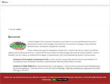 Tablet Screenshot of certificatidigitali.unimore.it