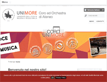 Tablet Screenshot of coro.unimore.it