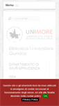 Mobile Screenshot of bugiuridica.unimore.it