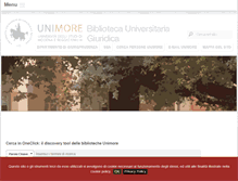 Tablet Screenshot of bugiuridica.unimore.it