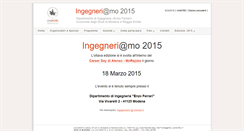 Desktop Screenshot of ingegneriamo.unimore.it