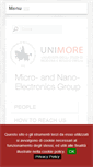 Mobile Screenshot of elettronica.unimore.it