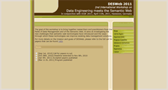 Desktop Screenshot of desweb2011.unimore.it