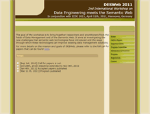 Tablet Screenshot of desweb2011.unimore.it